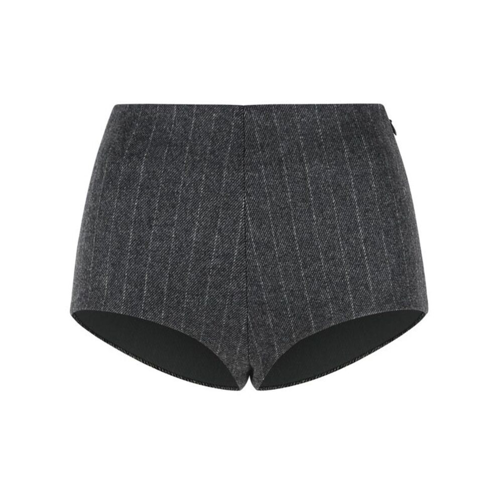 The Andamane 'Tami' Melange Grey Wool Blend Culottes Women